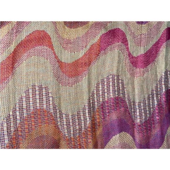 Vintage Chevron Print Pashmina - Bid Now = Discounted Shipping - Picture 11 of 12